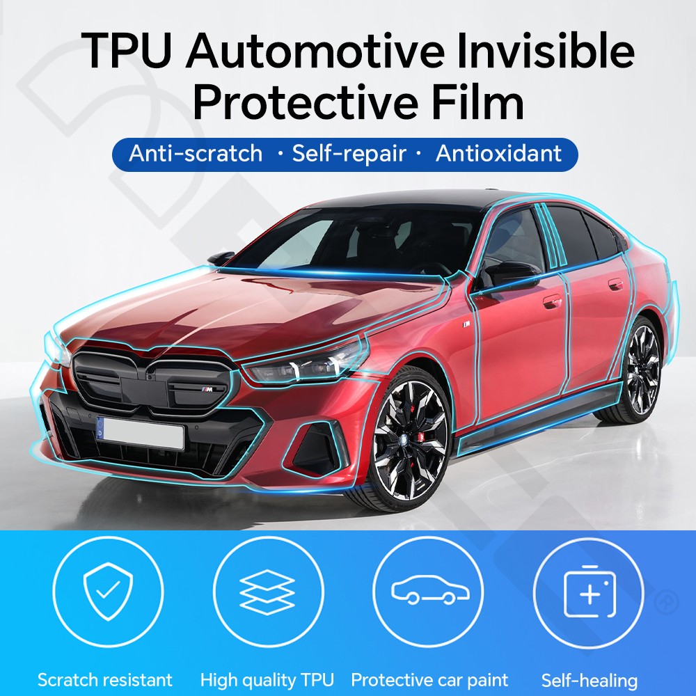 BMW 5 Series G60 M Sport 2024-UP PreCut Paint Protection Film Clear PPF TPU Kit