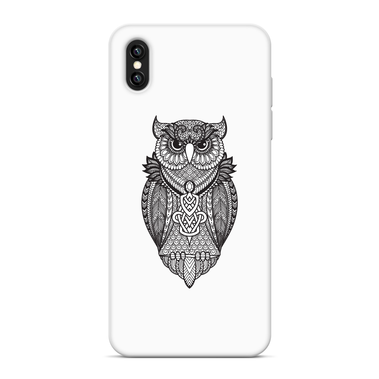 Owl Tribal Black and White Sticker Car Vinyl Truck Decal Window Wise Owls Bird