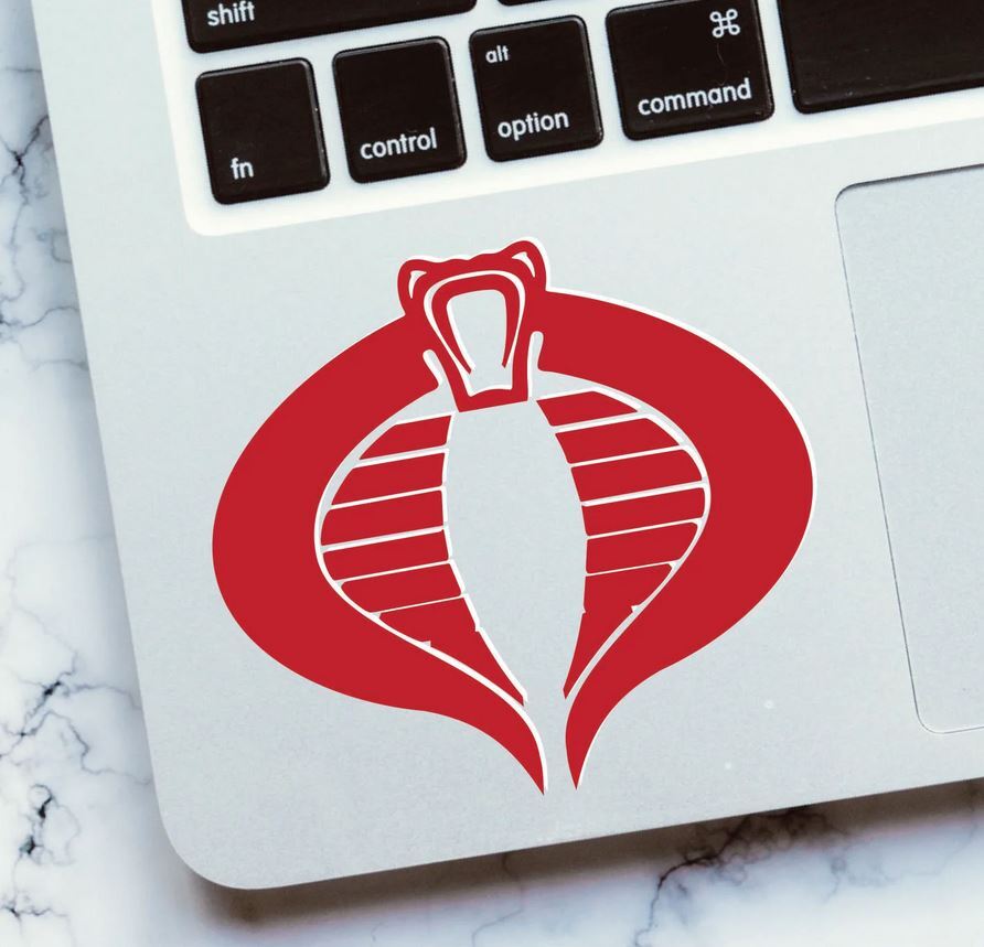 Cobra Command GI JOE- Vinyl Die Cut Car Decal Sticker – FREE SHIP-