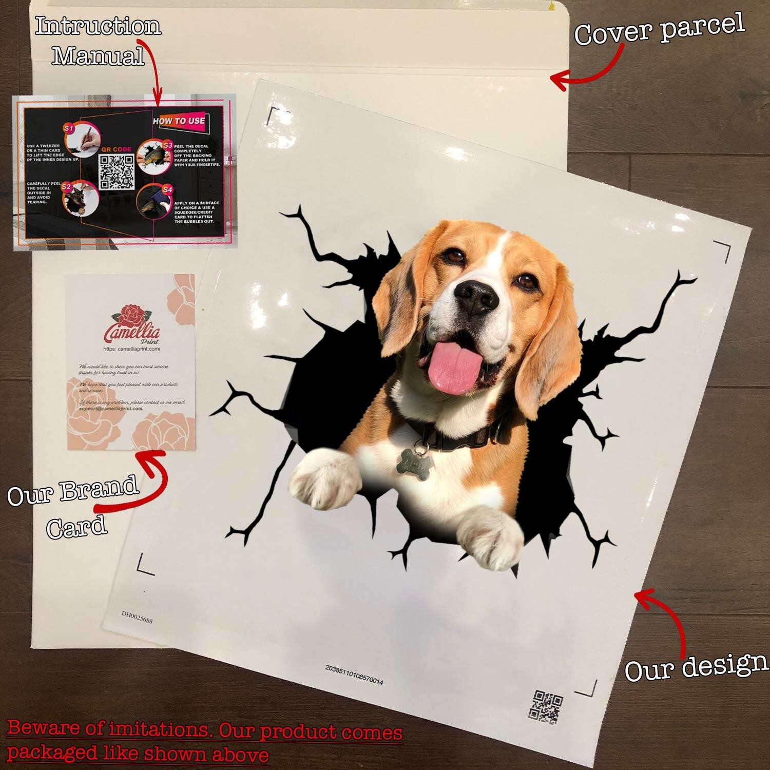Beagle Bumper Stickers Cars Beagle Dog Gift Funny Face Window Cars Decal