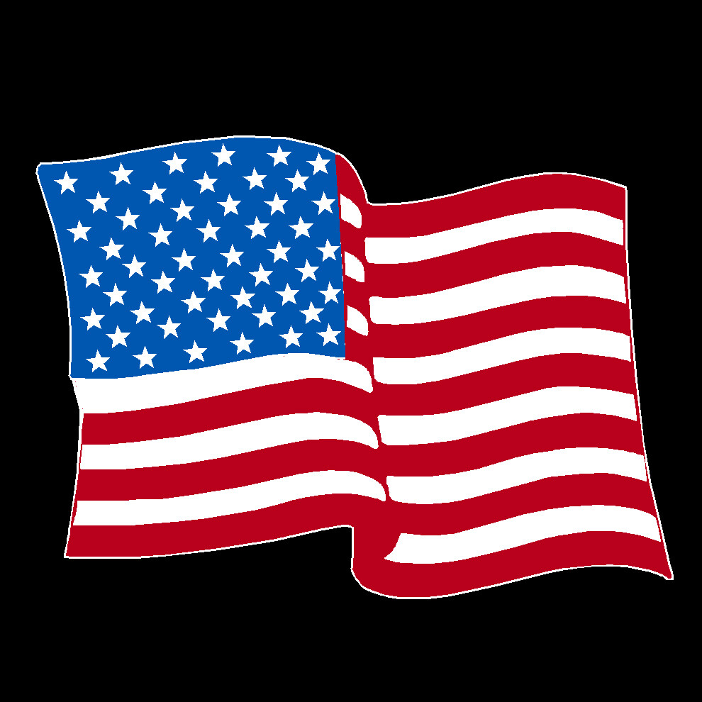 FULLY REFLECTIVE Waving AMERICAN FLAG FIRE Car DECAL fire EMS Multiple Sizes