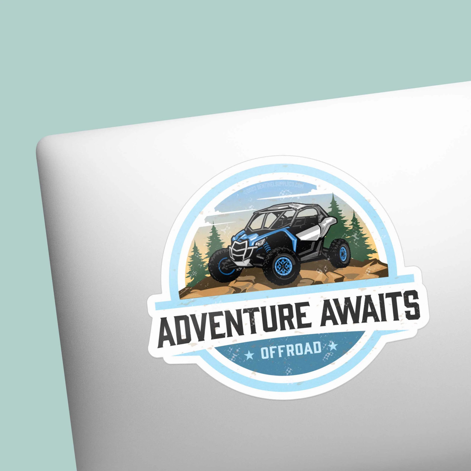 Adventure Awaits Sticker- Fun Decal for Water Bottle & Laptop
