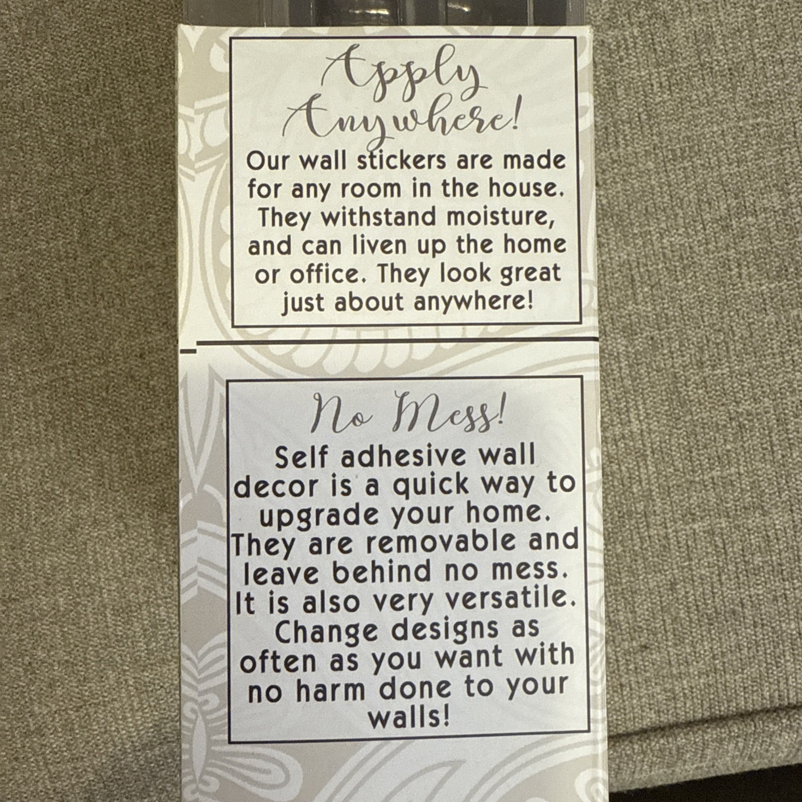 My Thoughtful Wall Wall Art