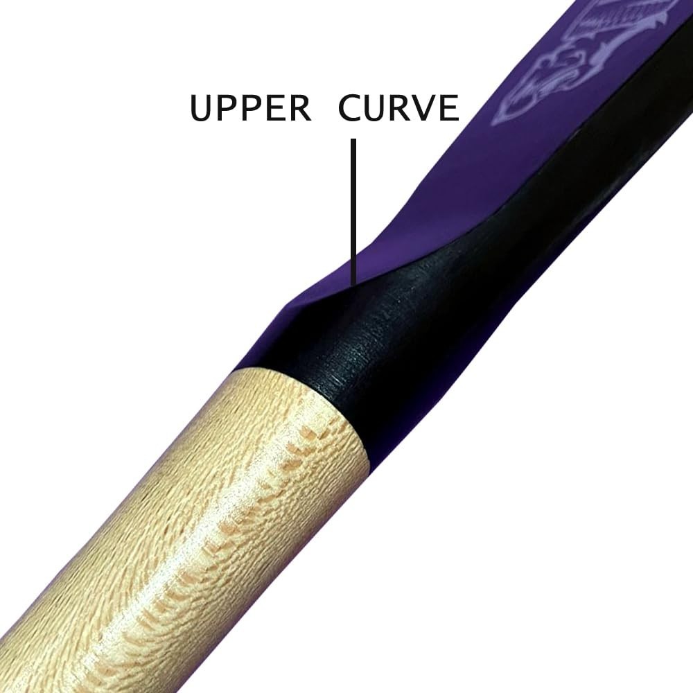 29" Pro Maple Flat Half Paddle Baseball & Softball Bat – 17 Oz, 2.75" Barrel, Ad