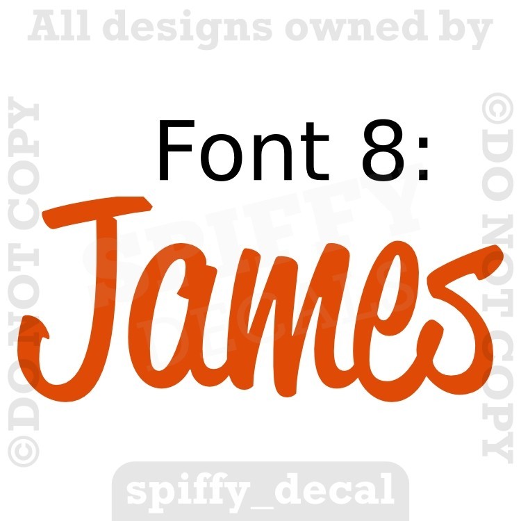 Personalized Custom Single Name Vinyl Wall Decal Sticker Decor Nursery Bedroom