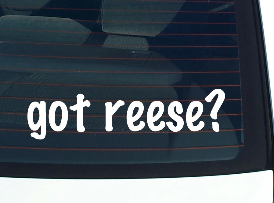 got reese? FUNNY VINYL CAR DECAL STICKER FAMILY LAST NAME