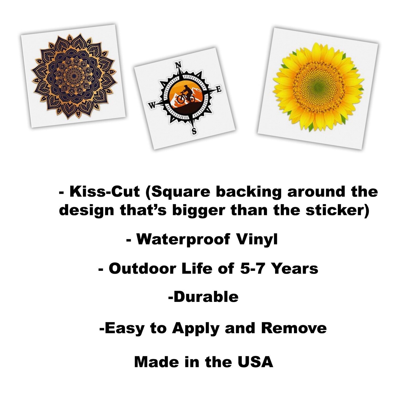 Custom Logo Stickers – Waterproof Vinyl – Product Labels – Sticker Decal Bulk