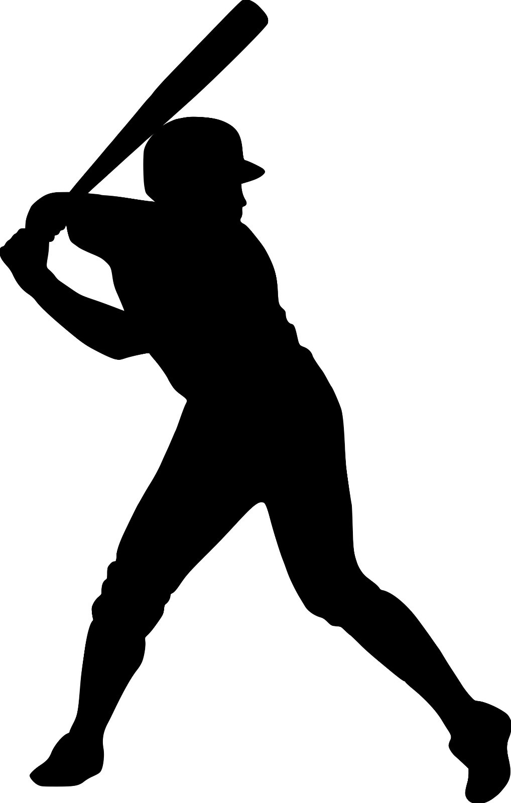 Baseball Batter V2 vinyl decal sticker | Player Hitter Little League |