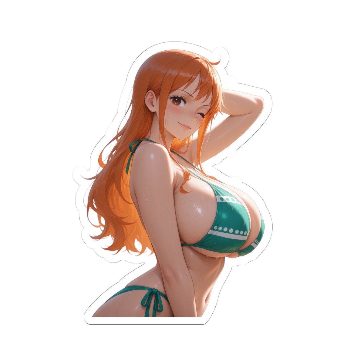 Anime Waifu Sticker (Buy More From My Shop Save More) Nami Fan Art