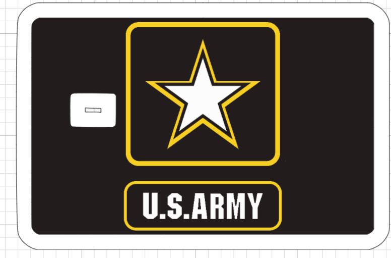 Military Police Credit Debit ATM Card Skin Stickers Army Marines Blue Line Logo