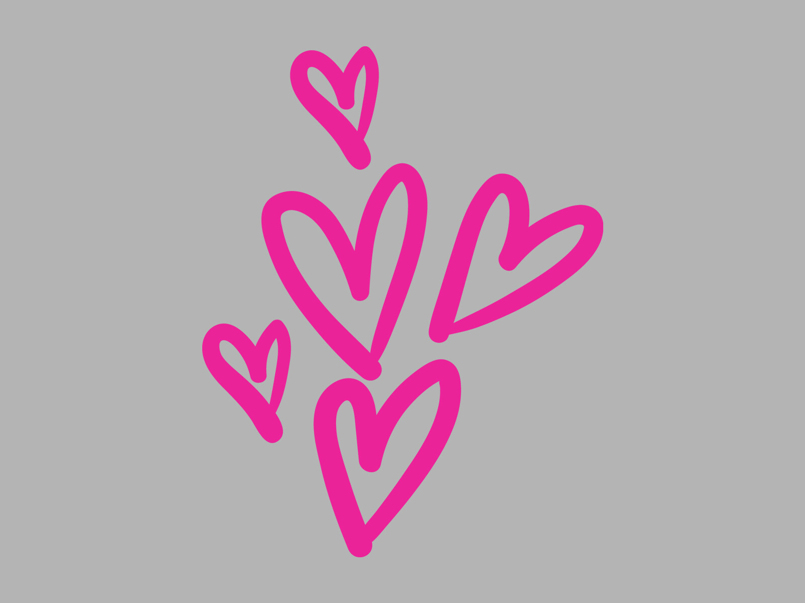 HEARTS Love Valentine's Day Car Sticker Vinyl Tumbler Bottle Decal