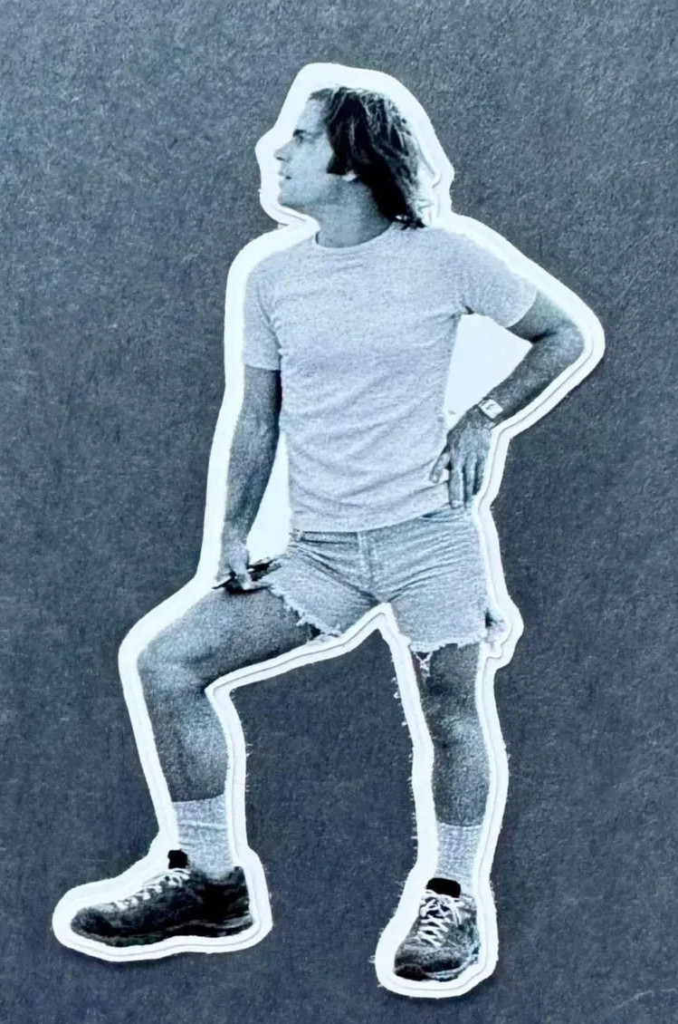 BOB WEIR Egypt 1978 Sticker *NEW* Measures 1.5" x 3"
