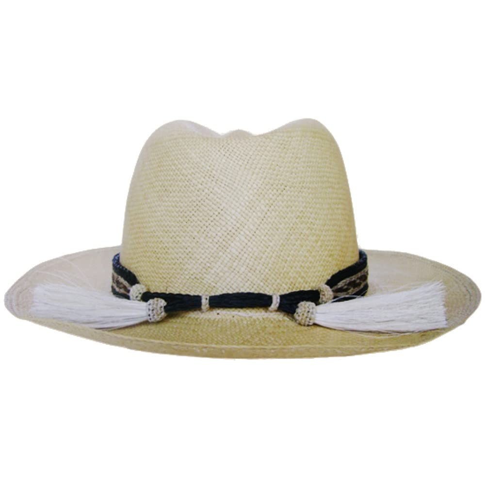 Natural Horsehair Hat Bands for Cowboy & Panama Hats – Unisex Western Accessorie