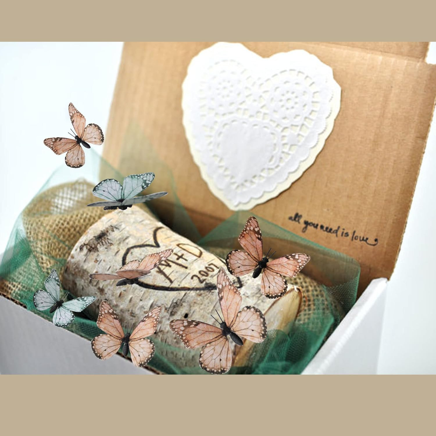 Butterfly Wall Decor 12PCS 2Sizes, 3D Butterfly Decor Fake Butterfly Wall Butter