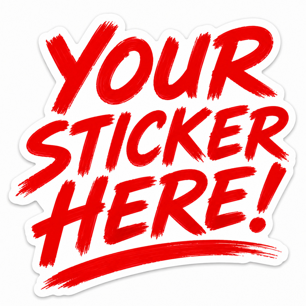 Personalized Logo Stickers Custom Waterproof Vinyl Die Cut Stickers 2"–22"