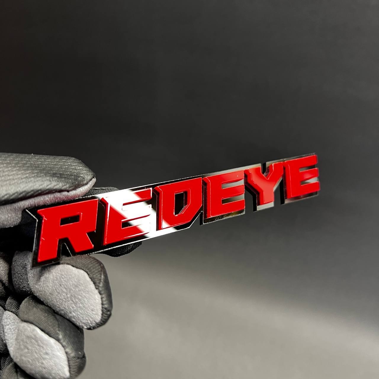 1PC REDEYE Custom 3D Text Car Badge Fender Emblem Tailgate Toolbox Decal