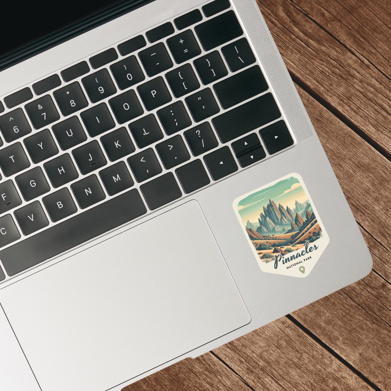 Pinnacles National Park California Sticker Retro Style Waterproof Vinyl Decal