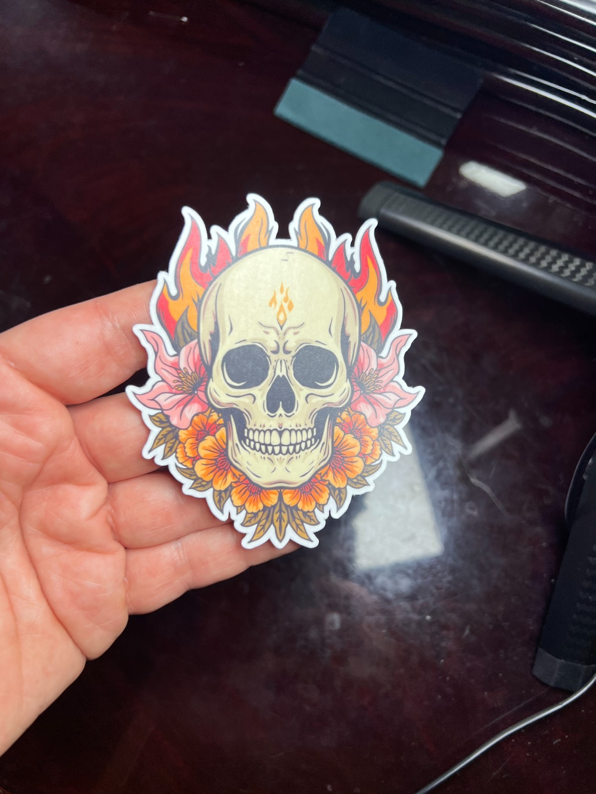 Skull Sticker Waterproof Vinyl Decal Glossy Matte Laminated NEW