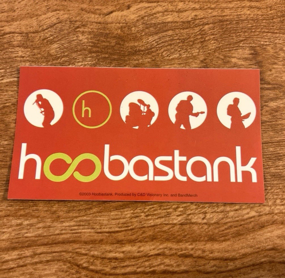 NEW 2003/2004 Hoobastank Sticker Pack