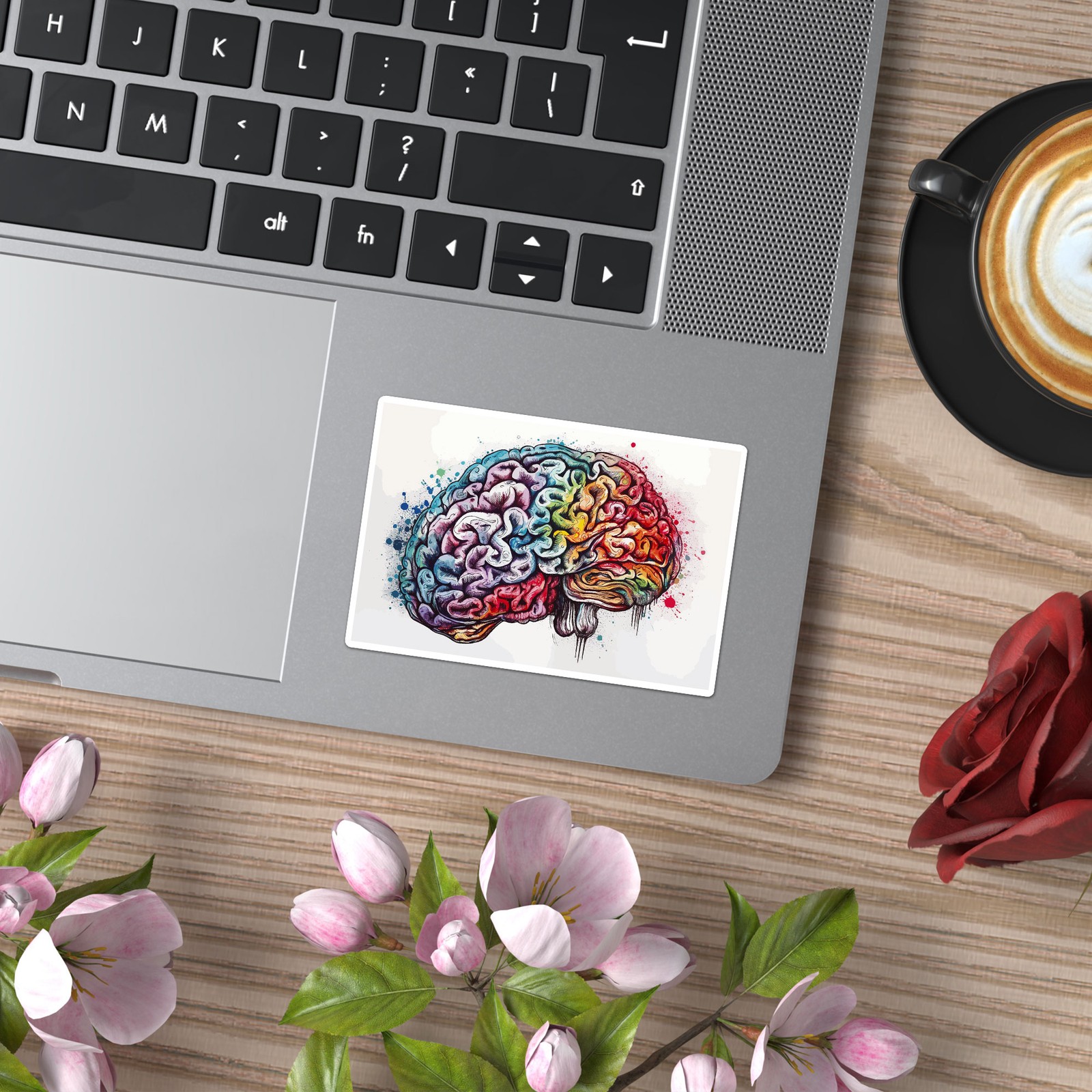 Human Brain – Vinyl Decal Sticker – Car Window Laptop – ebn11676