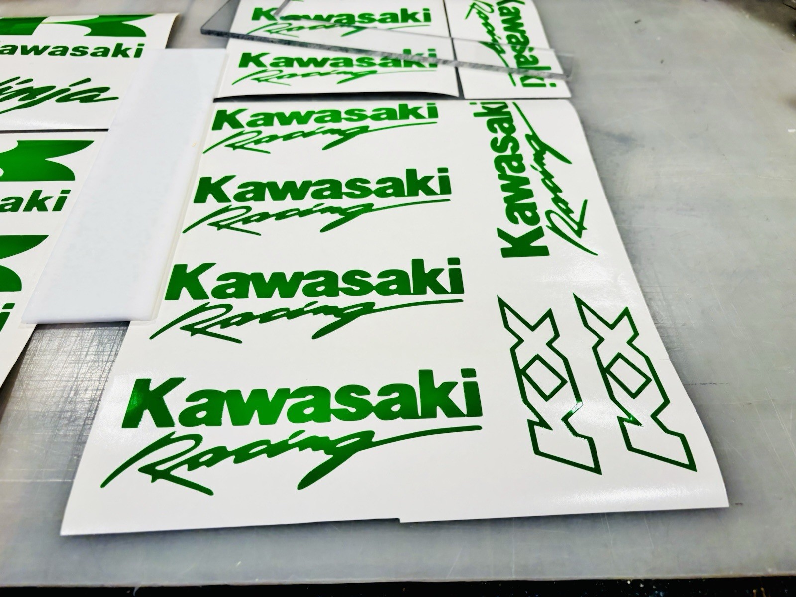 Custom Kawasaki ZX-4RR 2-Layer Die Cut Vinyl Decal Set