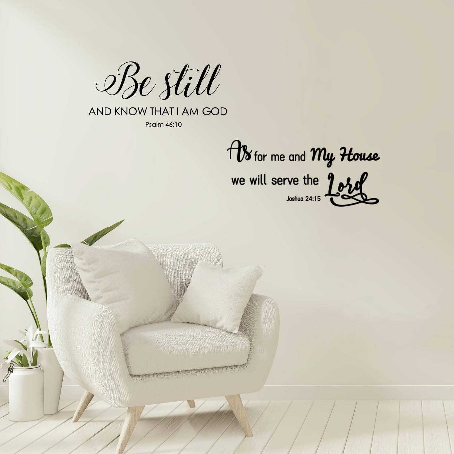12 Pieces Bible Verse Wall Stickers, Inspirational Quote Wall Decals, Religious