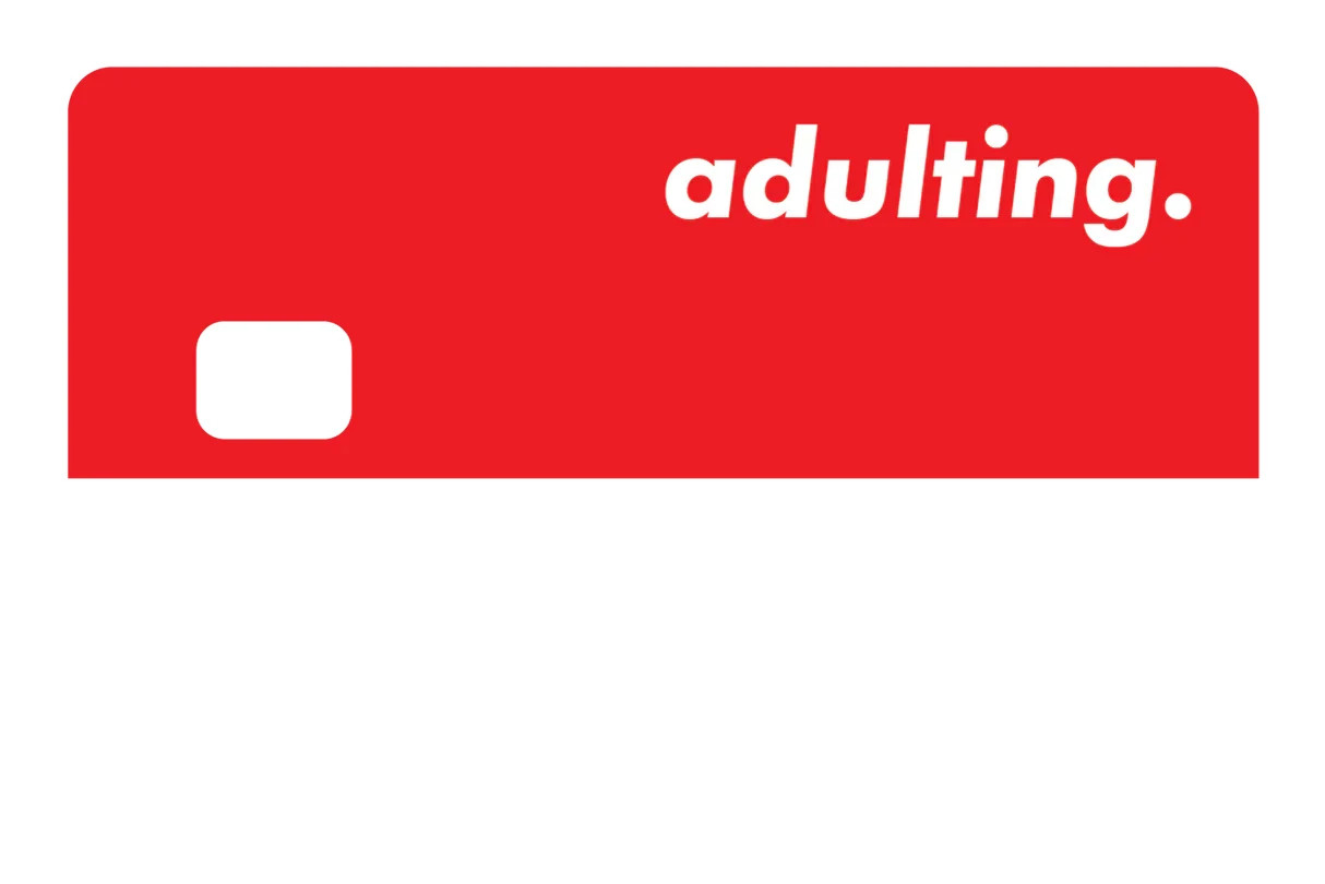 Adulting Funny Quote Novelty Card Skin 4 Pack Relatable Humor Millennial Decal