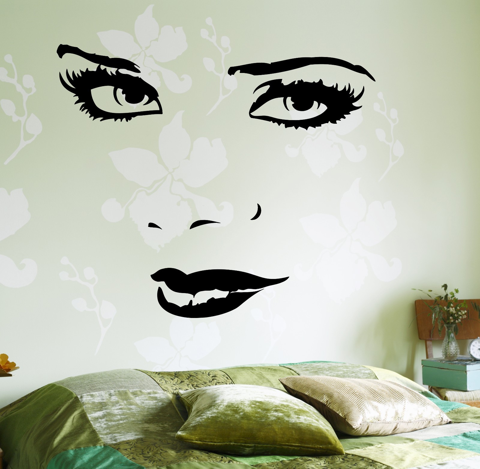 Wall Vinyl Decal Super Sexy Girls Look Lips Beauty Salon Amazing Decor z3749