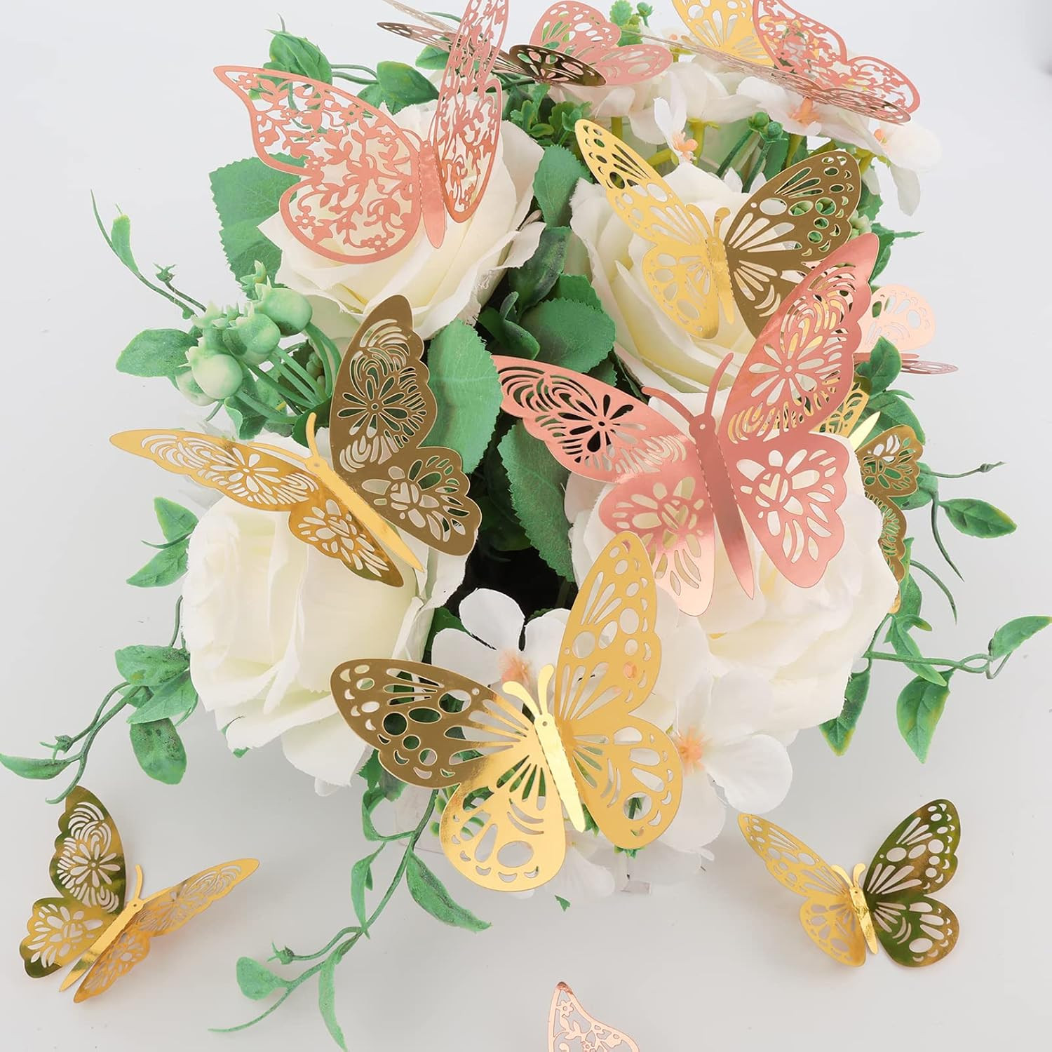 72Pcs 3D Mariposa Pegatinas De Pared Mariposa Decoraci�N DIY Para El Hogar Decor
