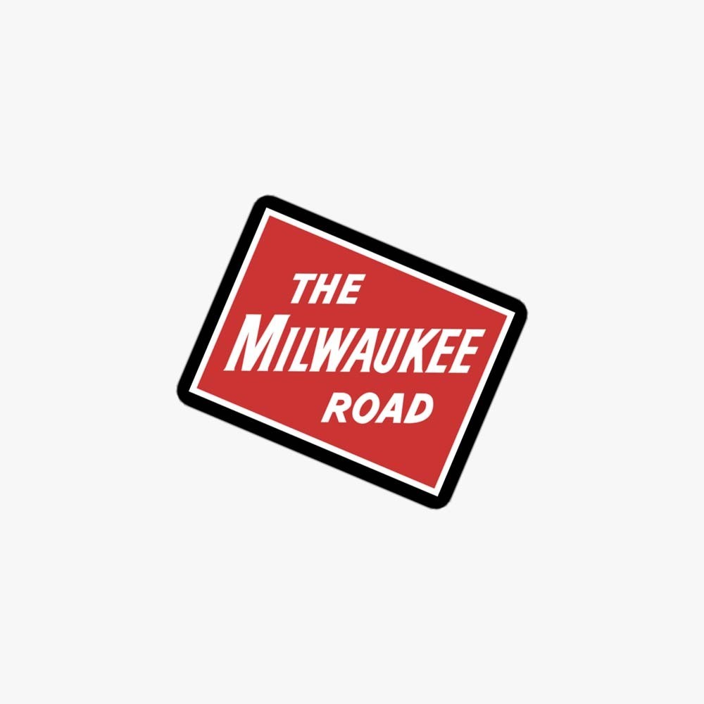 Milwaukee Road Railroad Retro Sticker