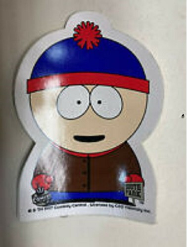 Lot of 5 Stan Marsh South Park Sticker3" X 4.25" 1997 Comedy Central