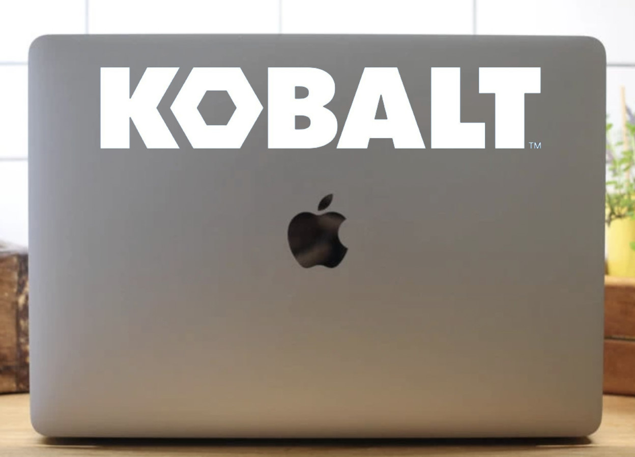 Kobalt Tools Logo Decal- Automotive Sticker- Mechanic Decal- Vinyl Decal