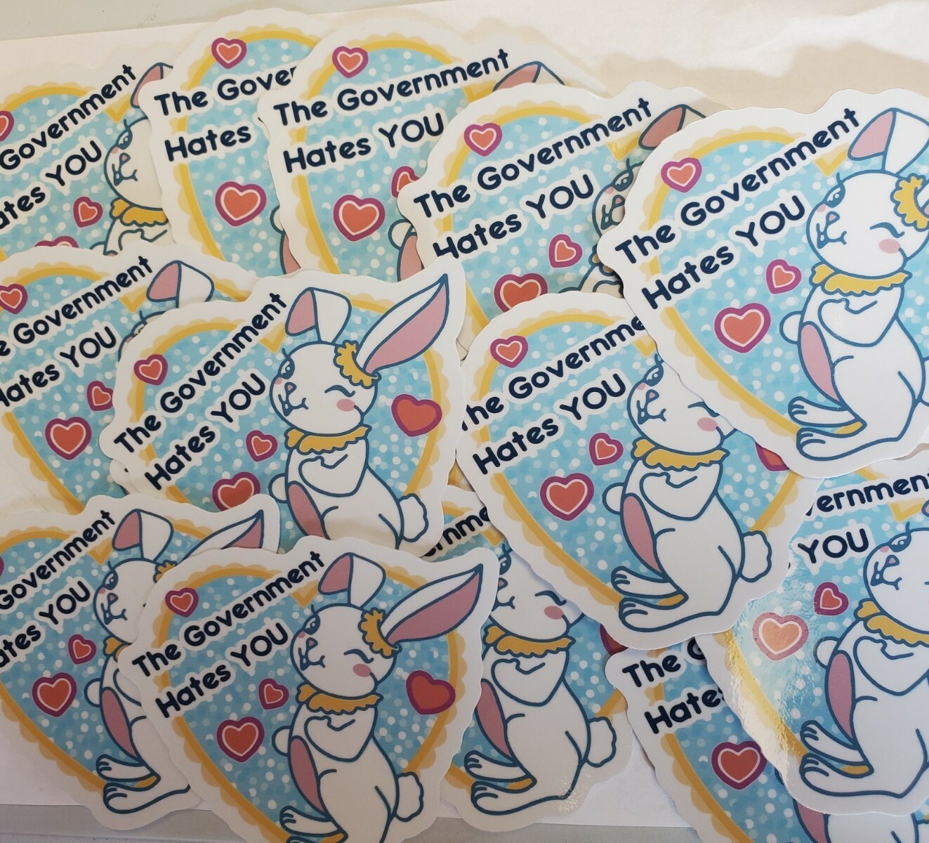 Joe Biden Easter Bunny Secret Service STICKERS 3 PACK *WORLDWIDE 🌐 SHIPPING*