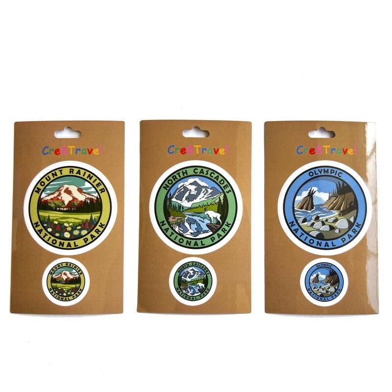Mammoth Cave National Park Sticker Set – 2-Pack Vinyl Stickers (2" + 1")