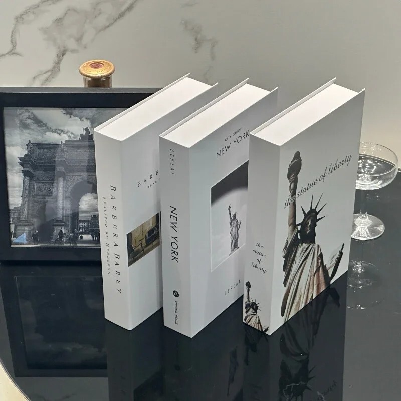3 Pcs/ Set Of Luxury Decorative Fake Book For Decorations, Multiple Applications