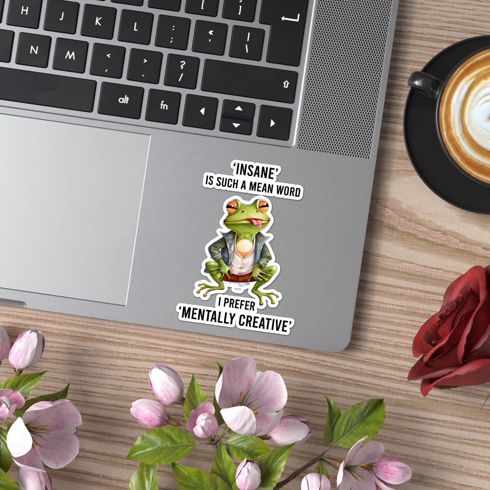 Insane Mentally Creative – Vinyl Decal Sticker – Car Window Laptop – ebn9564