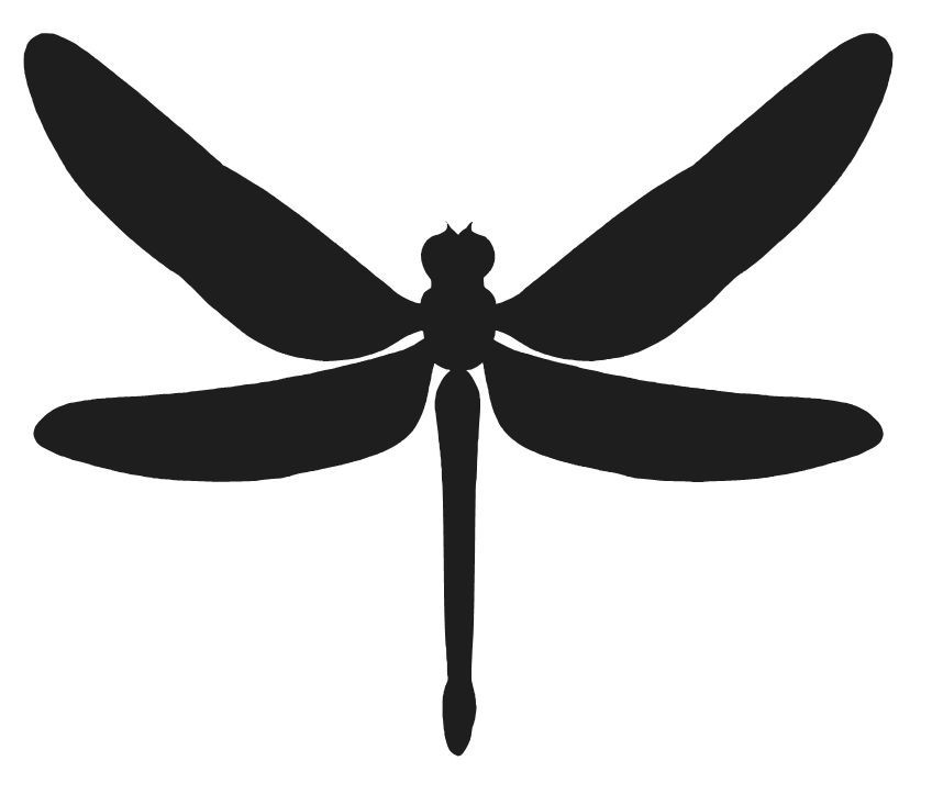 DRAGONFLY VINYL STICKER DECAL CAR WINDOW LAPTOP LUCKYCUTE MAGIC CHOOSE COLOR