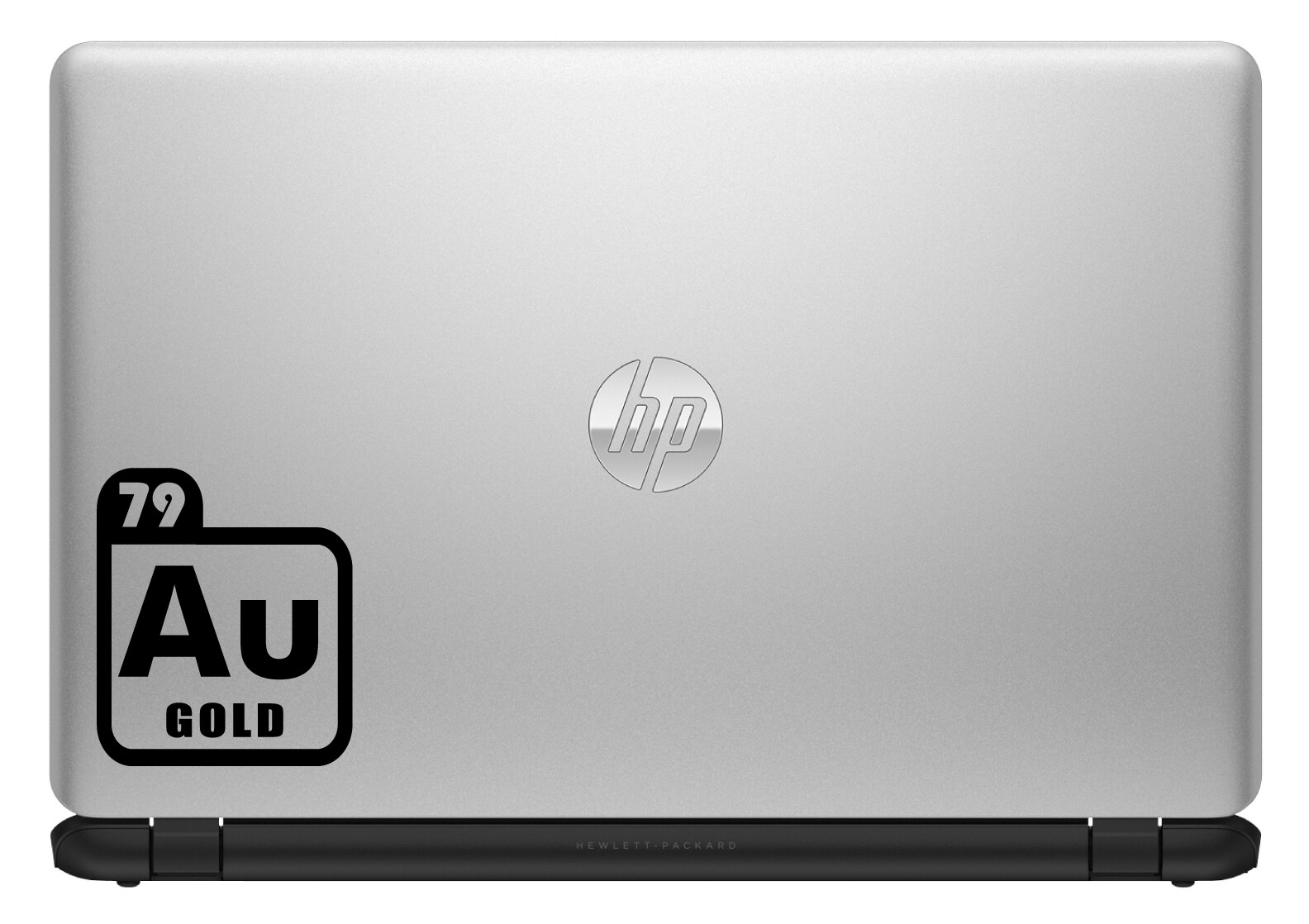 Gold Periodic Table Symbol Au Vinyl Sticker Decal Science Metal Car Window Gift