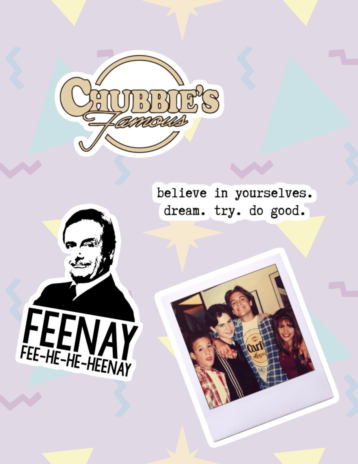Boy Meets World 4pc Tv Sticker Pack