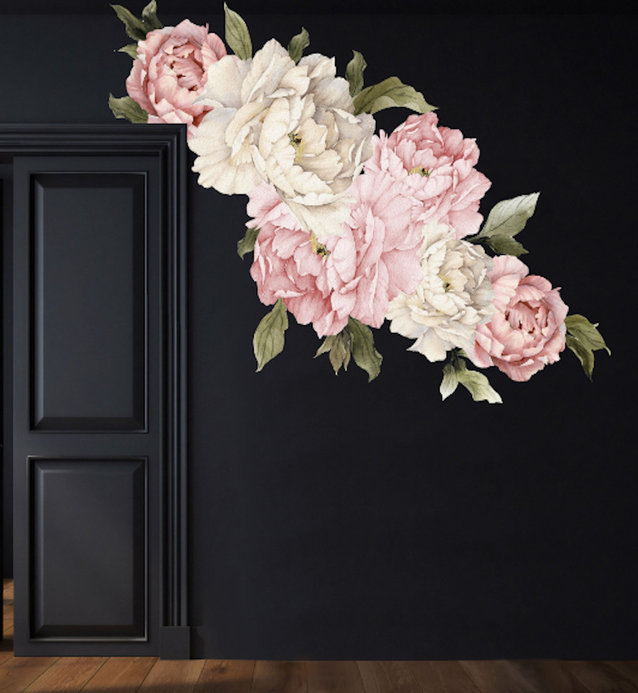 20 Piece Peony Flowers Wall Decal Set Baby Room Nursery Living Room Wall Sticker