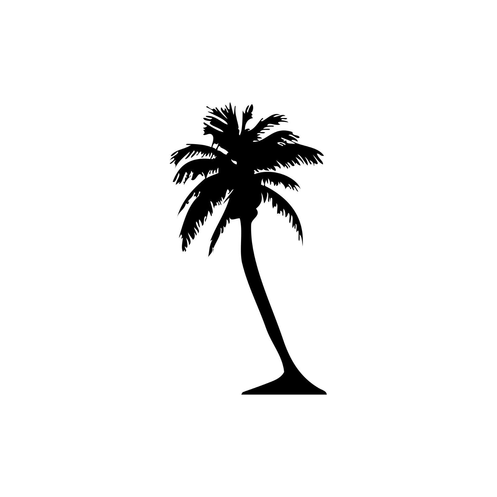 Large Palm Tree Wall Decal Sticker. Nursery Room Tree Wall Sticker. #132