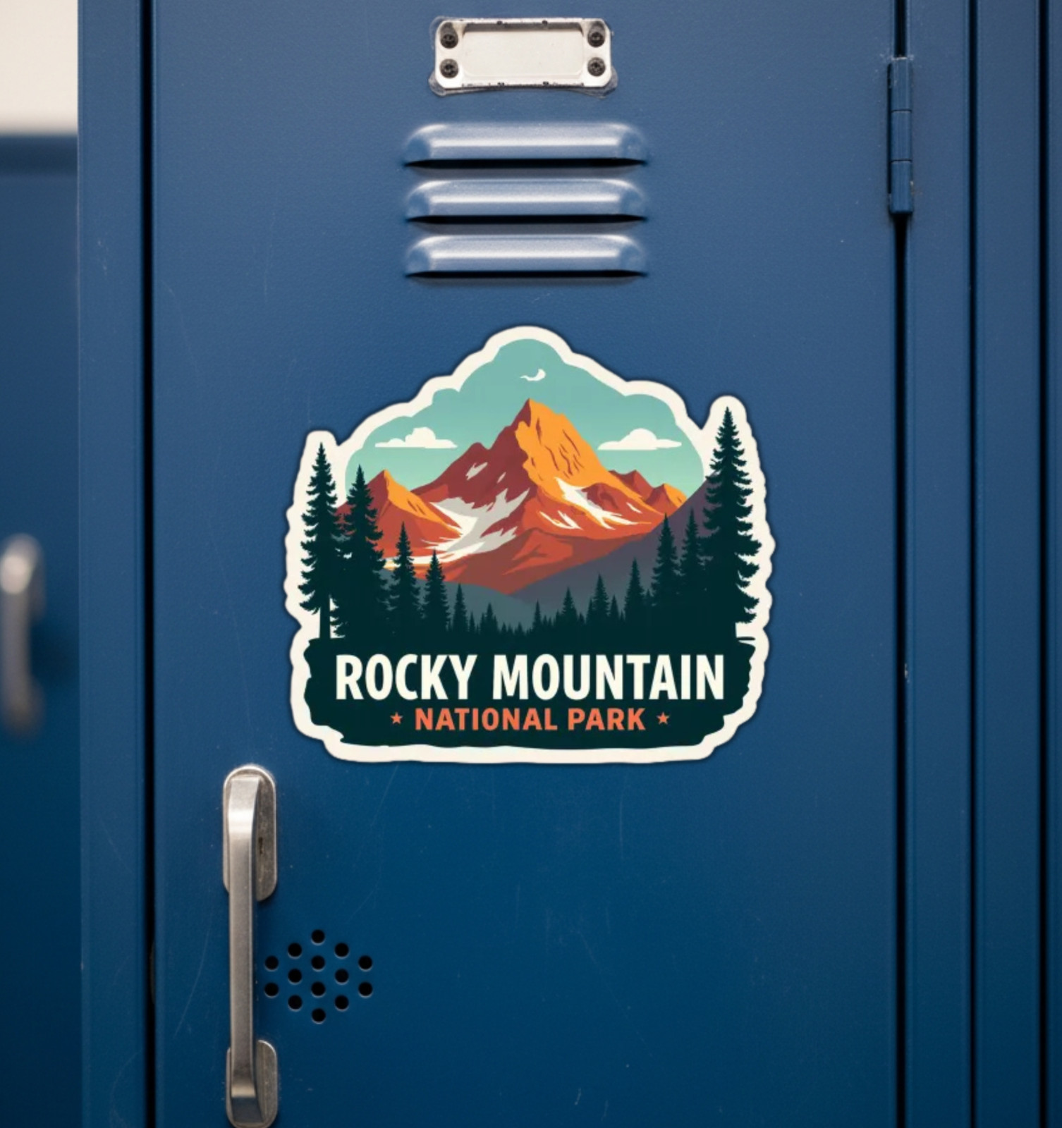 Rocky Mountain National Park Fridge Magnet or Laptop Sticker
