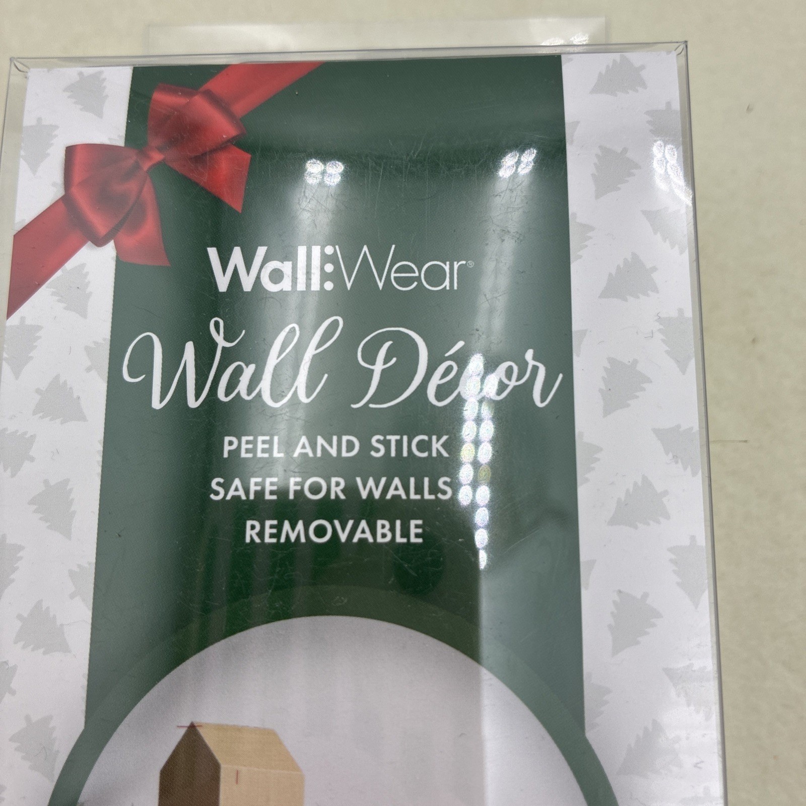 WallWear Christmas Garland Border Wall Decals Peel & Stick Holly Berry 3 Sheets