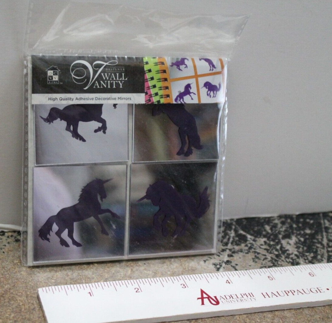DCWV Home Vanity Wall reflective stickers–UNICORNS (new)