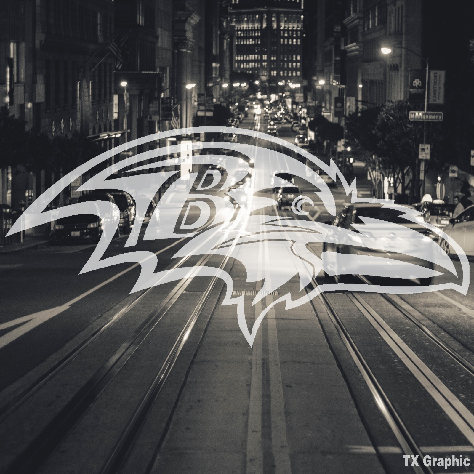 Baltimore Ravens Logo DECAL Football NFL Window Vehicle Body