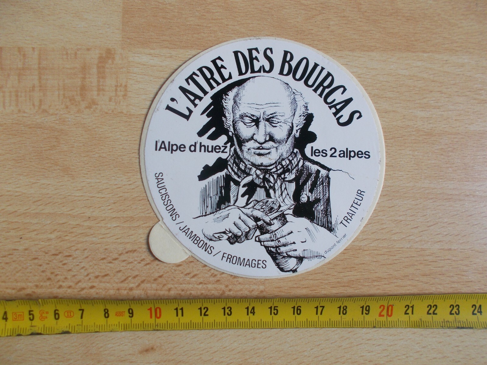 Sticker Grocery Delicate L'Hearth Of Bourcas – L' Alpe D'Huez, All 2 Alpes