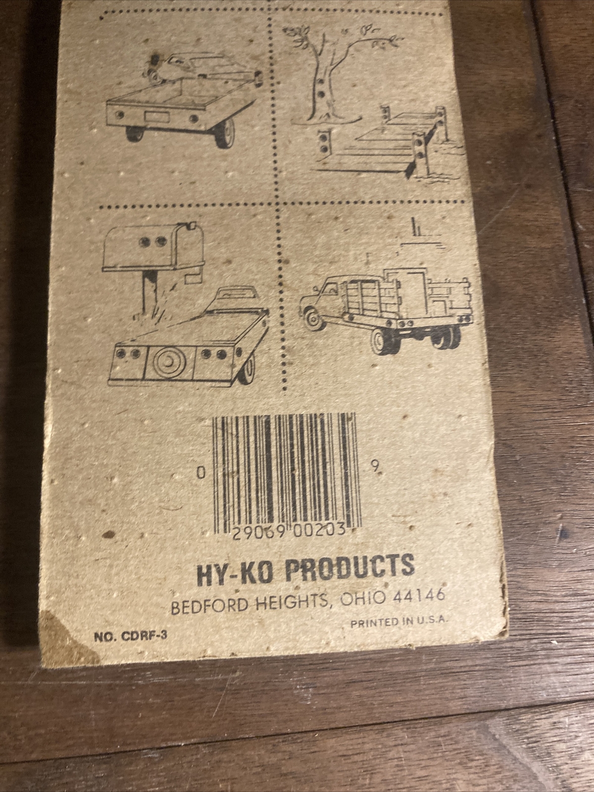 Hy-Ko Products CDRF-3 Nail On Reflector 3 1/4 Diameter Orange , 2 Piece NOS