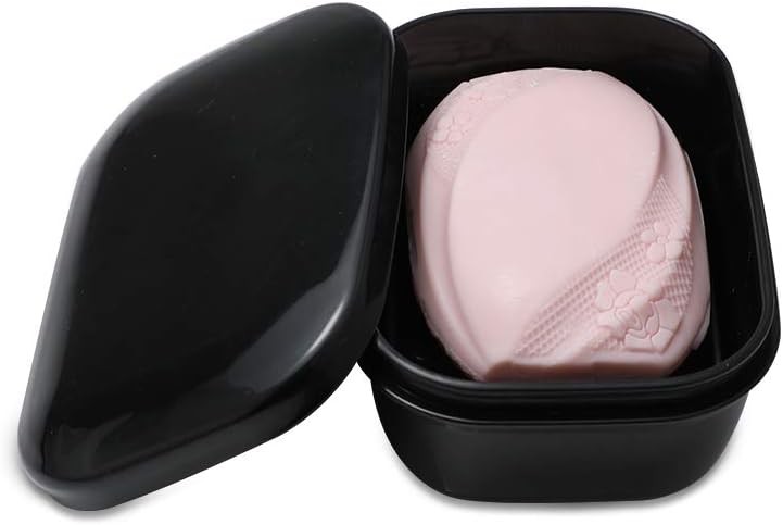 Soap Dish Soap Box Soap Holder 2 Pack Soap Container for Shower, Waterproof