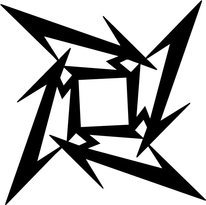 Metallica star logo VINYL DECAL James Hetfield Autograph Signature STICKER