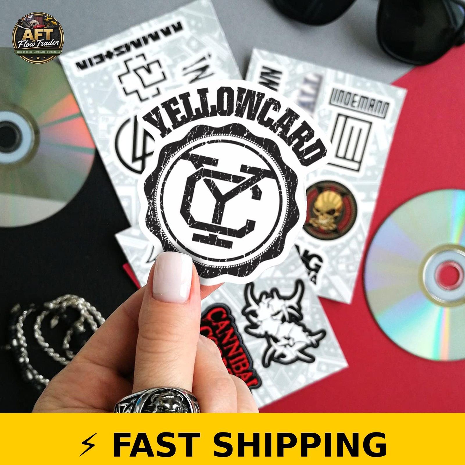 BulbaCraft Rock Band Stickers – Heavy Metal Vinyl Decals